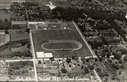 Rock Island Senior High School Campus Illinois Postcard Postcard Postcard