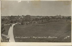 O. A. C. Cadets - Regimental Review Postcard