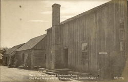 Store, Grainery and Blacksmith Shop, Old Fort Nisqually, Pt. Defiance Park Postcard