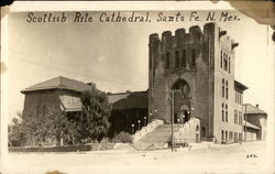 Scottish Rite Catheral Santa Fe, NM Postcard Postcard Postcard