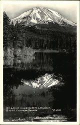 Mt. Lassen from Manzanita Lake, Lassen Volcanic National Park Postcard