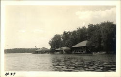 Waterfront at Three Mile Island Laconia, NH Postcard Postcard Postcard