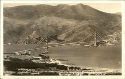 Golden Gate Bridge and Hills San Francisco, CA Postcard Postcard Postcard