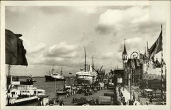 The Port Antwerp, Belgium Benelux Countries Postcard Postcard Postcard