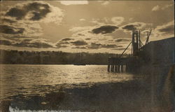 Belfast Bay by Moonlight Postcard