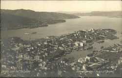 City and Fjord Postcard