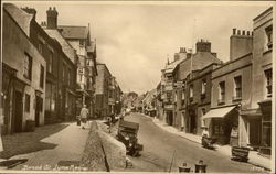 Broad Street Lyme Regis, England Dorset Postcard Postcard Postcard