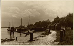 By The Rother River at Rye England Sussex Postcard Postcard Postcard