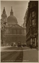 St. Paul's Cathedral and Ludgate Hill Postcard