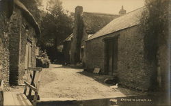 Village Street Croyde, England Postcard Postcard Postcard