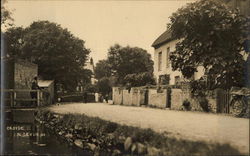 Village Street Croyde, England Postcard Postcard Postcard