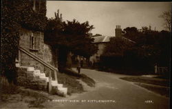 A Pretty View of Village Fittleworth, England Sussex Postcard Postcard Postcard