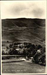 Fell Hotel, Burnsall Bridge and Fell Postcard