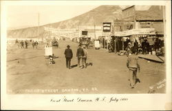 Front Street, July 1899 Dawson, YT Canada Yukon Territory Postcard Postcard Postcard