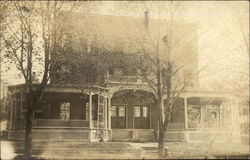 View of Residential Home Postcard