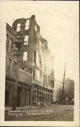 Collapse of the Shannon Building Postcard