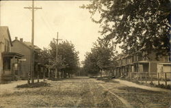 Residential Street Postcard