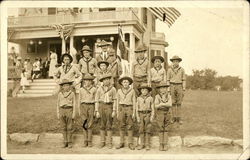 Boy Scout Troop Postcard