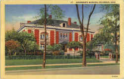 Governor's Mansion Columbus, OH Postcard Postcard