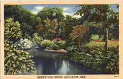 Greetings From Ashland Nebraska Postcard Postcard