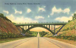 Dodge Highway Looking West Omaha, NE Postcard Postcard