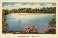 Greetings From Kersey Pennsylvania Postcard Postcard