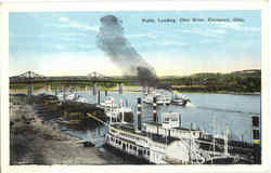 Public Landing Ohio River Postcard