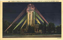 Charity Tower At The Shrine Of The Little Flower Postcard