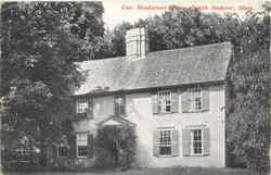 Gov. Bradstreet House North Andover, MA Postcard Postcard