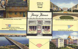 When In Boston Visit Fanny Farmer Postcard