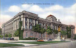 Public Library And Museum Postcard