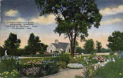 Administration Bldg, Botanical Gardens Milwaukee, WI Postcard Postcard