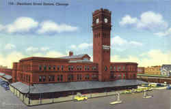 Dearborn Street Station Postcard