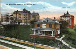 The Milwaukee Hospital Postcard