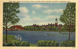 Weld Boat House And Dunster House, Harvard University Postcard