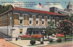 Fordyce Baths Showing Army And Navy Hospital And Main Entrance, Hot Springs National Park Postcard