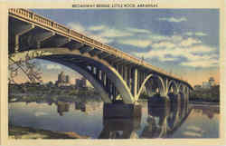 Broadway Bridge Little Rock, AR Postcard Postcard