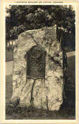 Lafayette Boulder On Capitol Grounds Montgomery, AL Postcard Postcard