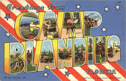 Greetings From Camp Blanding Postcard