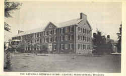 The National Lutheran Home, Central Pennsylvania Building Postcard