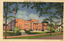 Newark High School New York Postcard Postcard