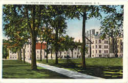 State Hospital And Grounds Binghamton, NY Postcard Postcard