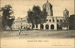 General Post Office Lahore, Pakistan Postcard Postcard