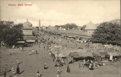 Main Street Jaipur, India Postcard Postcard