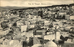 View of City Tangiers, Morocco Africa Postcard Postcard