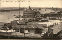 General View of the Harbour Port-Said, Egypt Africa Postcard Postcard