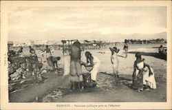 Fontaine Publique pres de l'Abattoir Djibouti, Republic of Djibouti Middle East Postcard Postcard