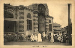 The Market Dakar, Senegal Africa Postcard Postcard