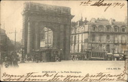 La Porte Bourgogne Bordeaux, France Postcard Postcard