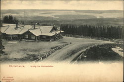 Udmsigt fra Holmankollen, Christiania Oslo, Norway Postcard Postcard Postcard